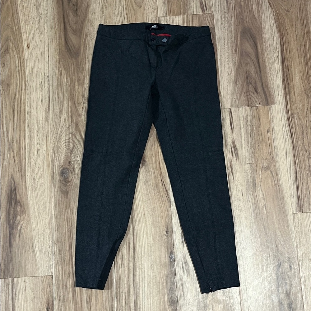 Abs Platinum Elegant Dark Gray Cropped Pants